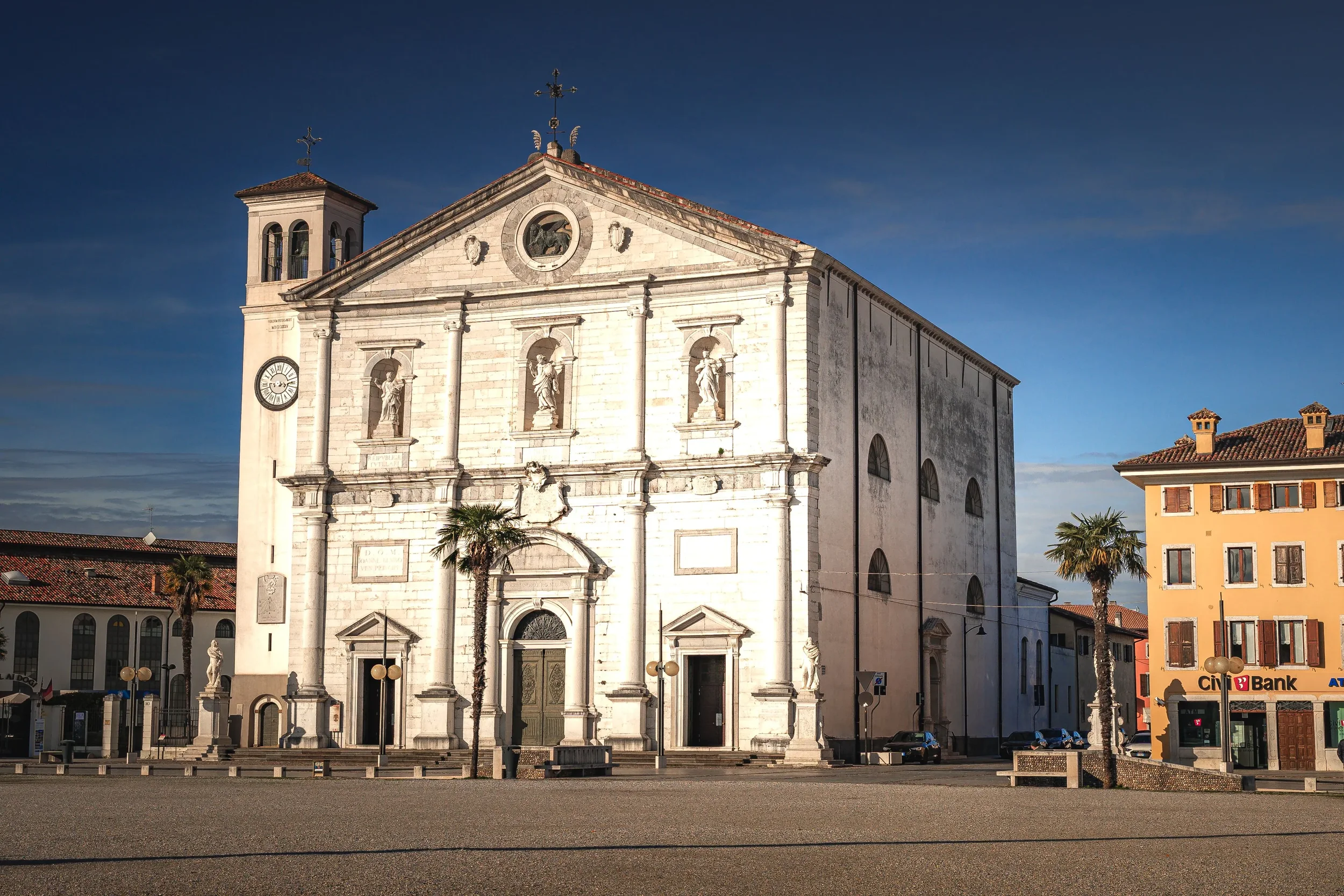 Historic stone houses and traditional streets in Clauiano, Friuli-Venezia Giulia, Italy