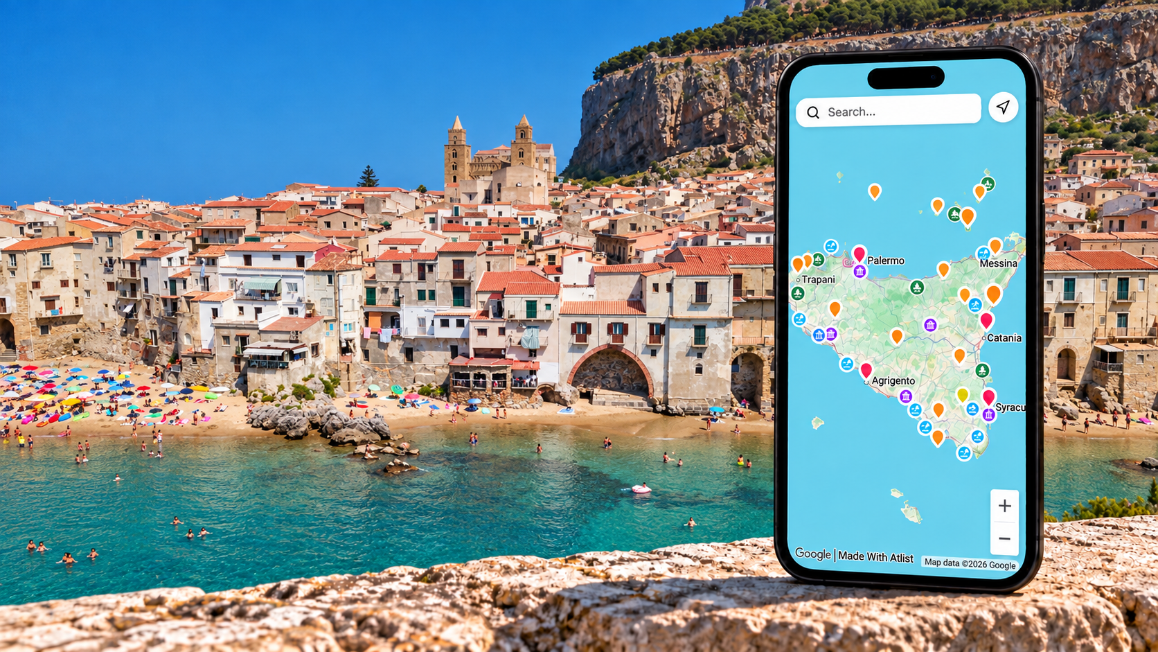 Sicily Travel Map