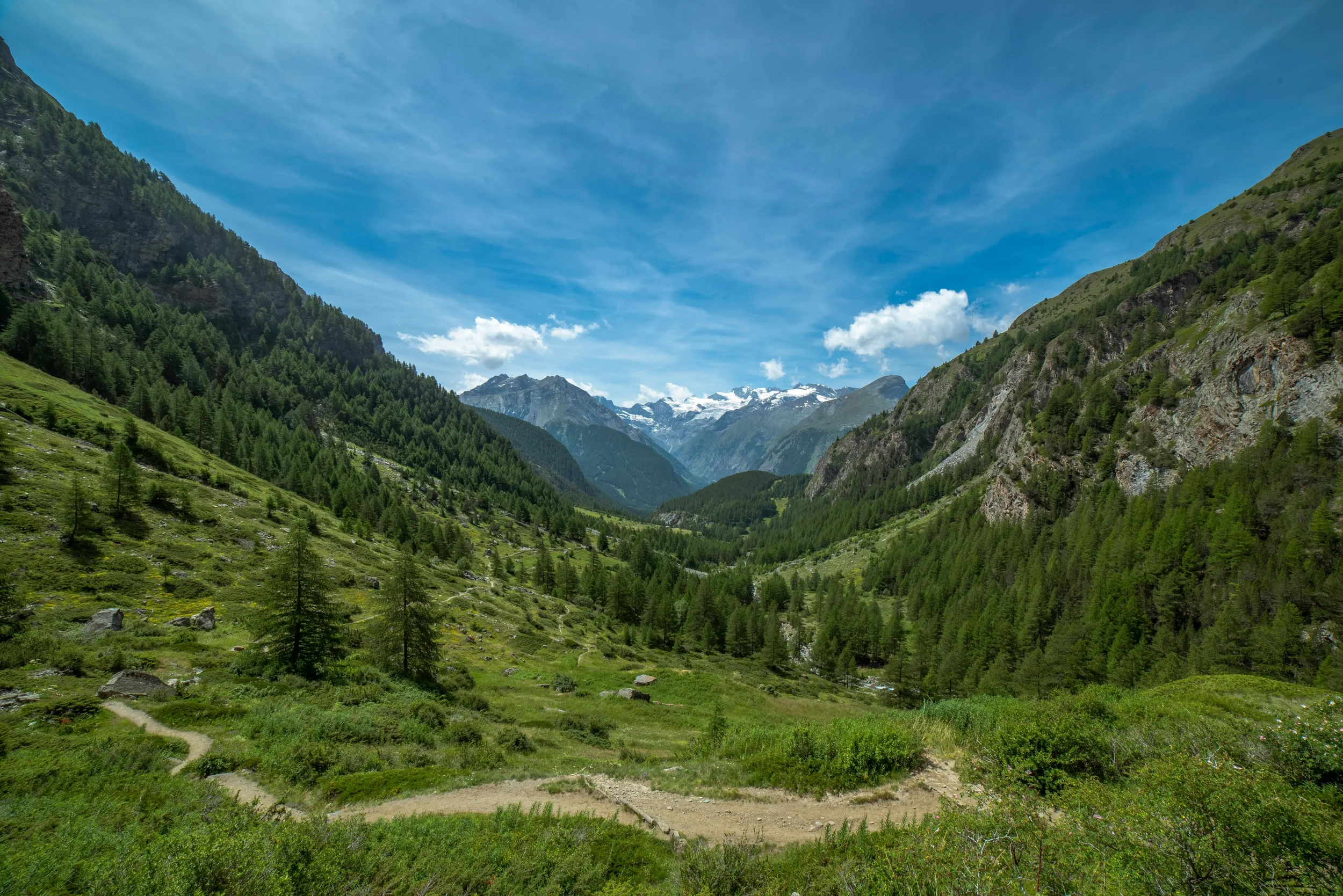 Cogne surrounded by Gran Paradiso National Park in Valle d’Aosta, Italy