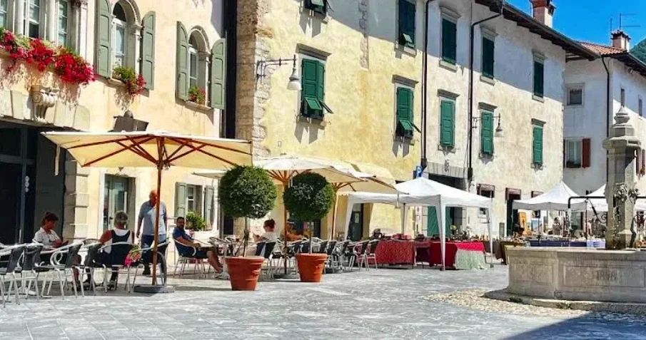 Medieval historic centre of Venzone in Friuli-Venezia Giulia, Italy