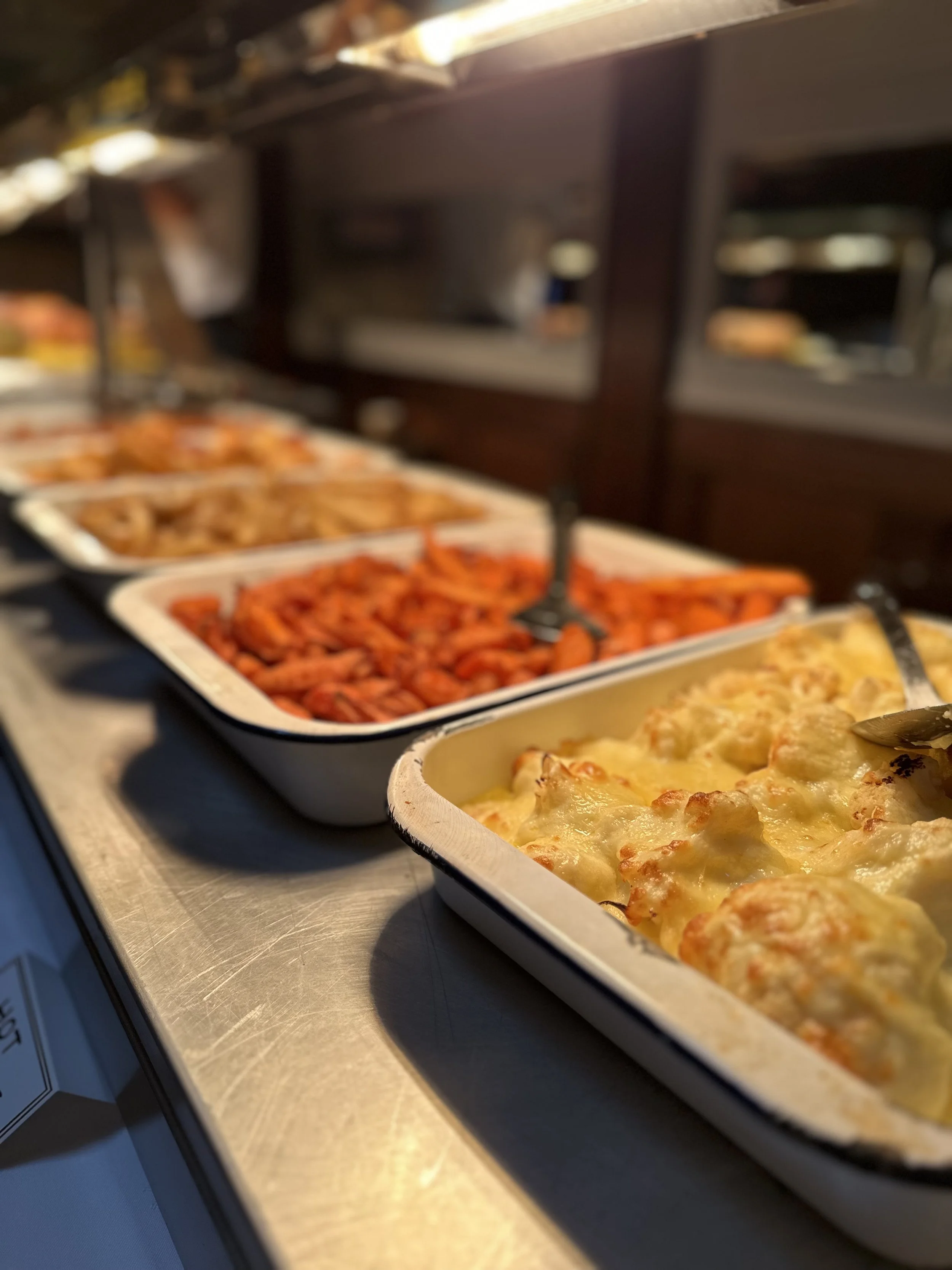Image of Cauliflower Cheese and Carrots at the Pier 36 Cravery