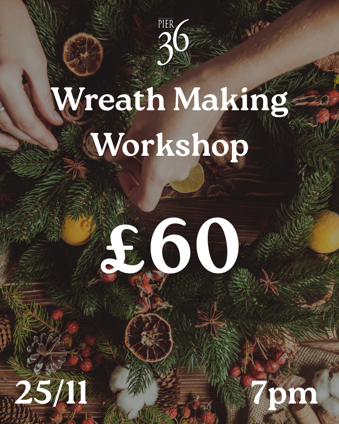 Festive Wreath Making Wrokshop