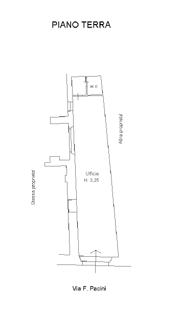 distribuzione spazio direzionale in vendita a Pistoia