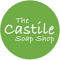 Green circular logo with white text that reads 'The Castile Soap Shop'.