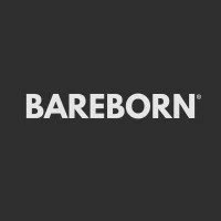 Bareborn logo on a dark background