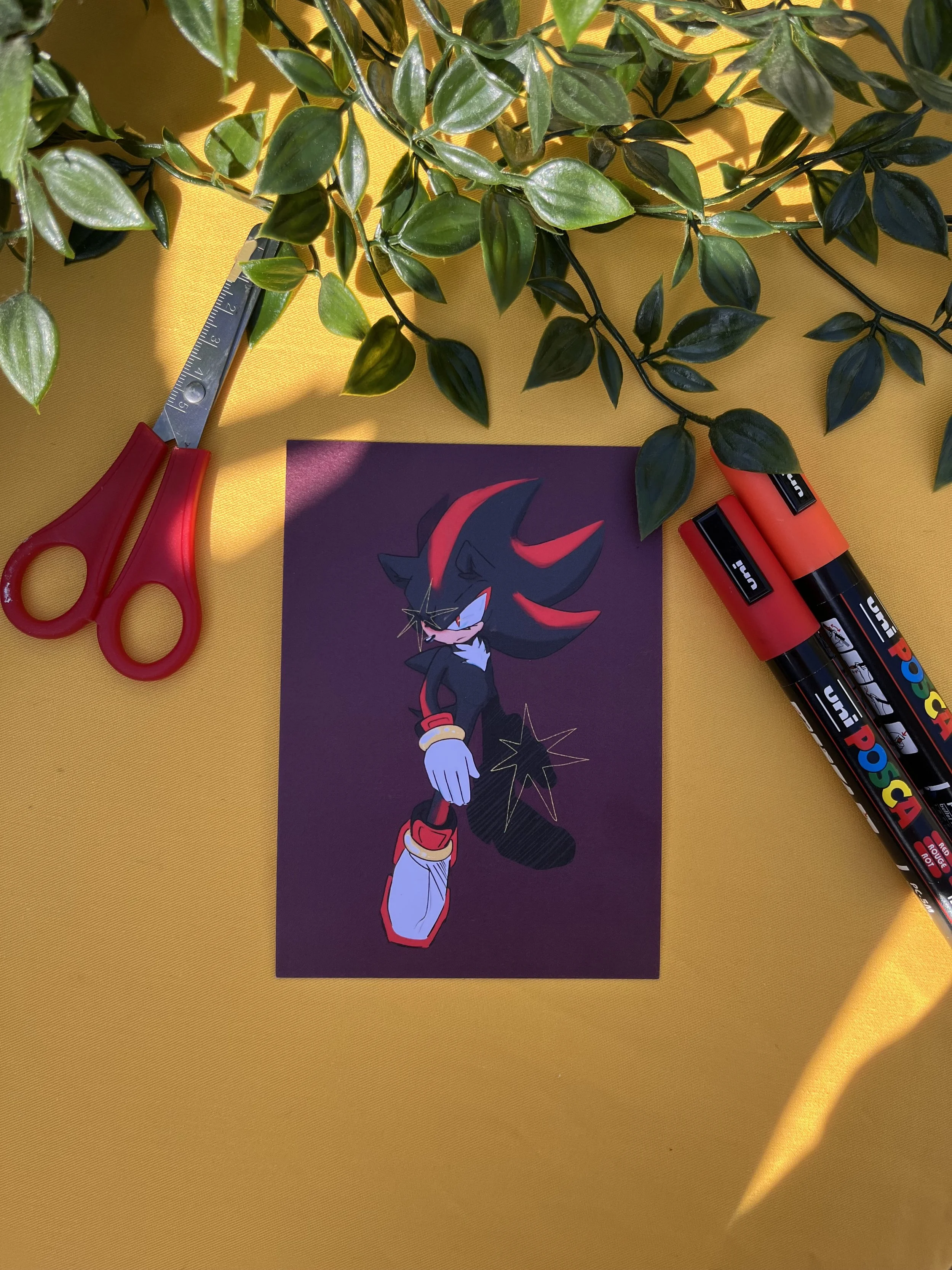 Shadow the Hedgehog Mini Print