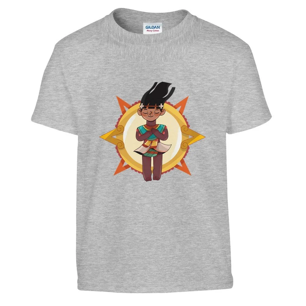 Tecuciztécatl Aztec Mythology Classic Kids Crewneck T-shirt