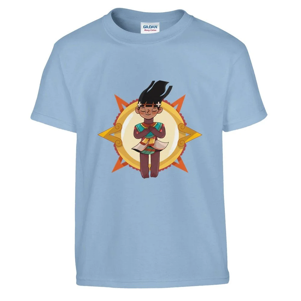 Tecuciztécatl Aztec Mythology Classic Kids Crewneck T-shirt