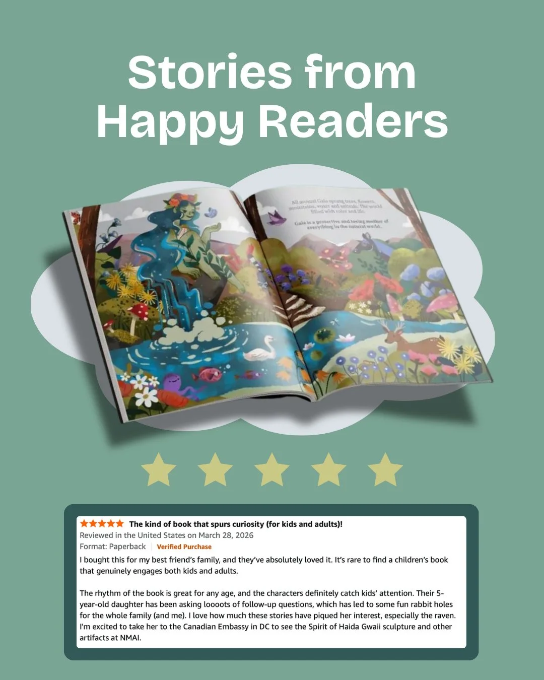 The best kind of gift 📚✨⁠
⁠
Bought for a best friend&rsquo;s family, now loved by the kids who can&rsquo;t stop exploring and asking questions. That&rsquo;s what How the World Was Made is all about.⁠
⁠
Grab your copy on Etsy and Amazon. Link in bio 