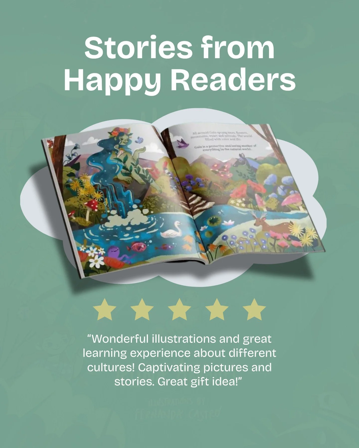 So grateful for this kind feedback. ✨⁠
⁠
&ldquo;Wonderful illustrations and great learning experience about different cultures! Captivating pictures and stories. Great gift idea!&rdquo;⁠
⁠
It means so much to know that How the World Was Made is being