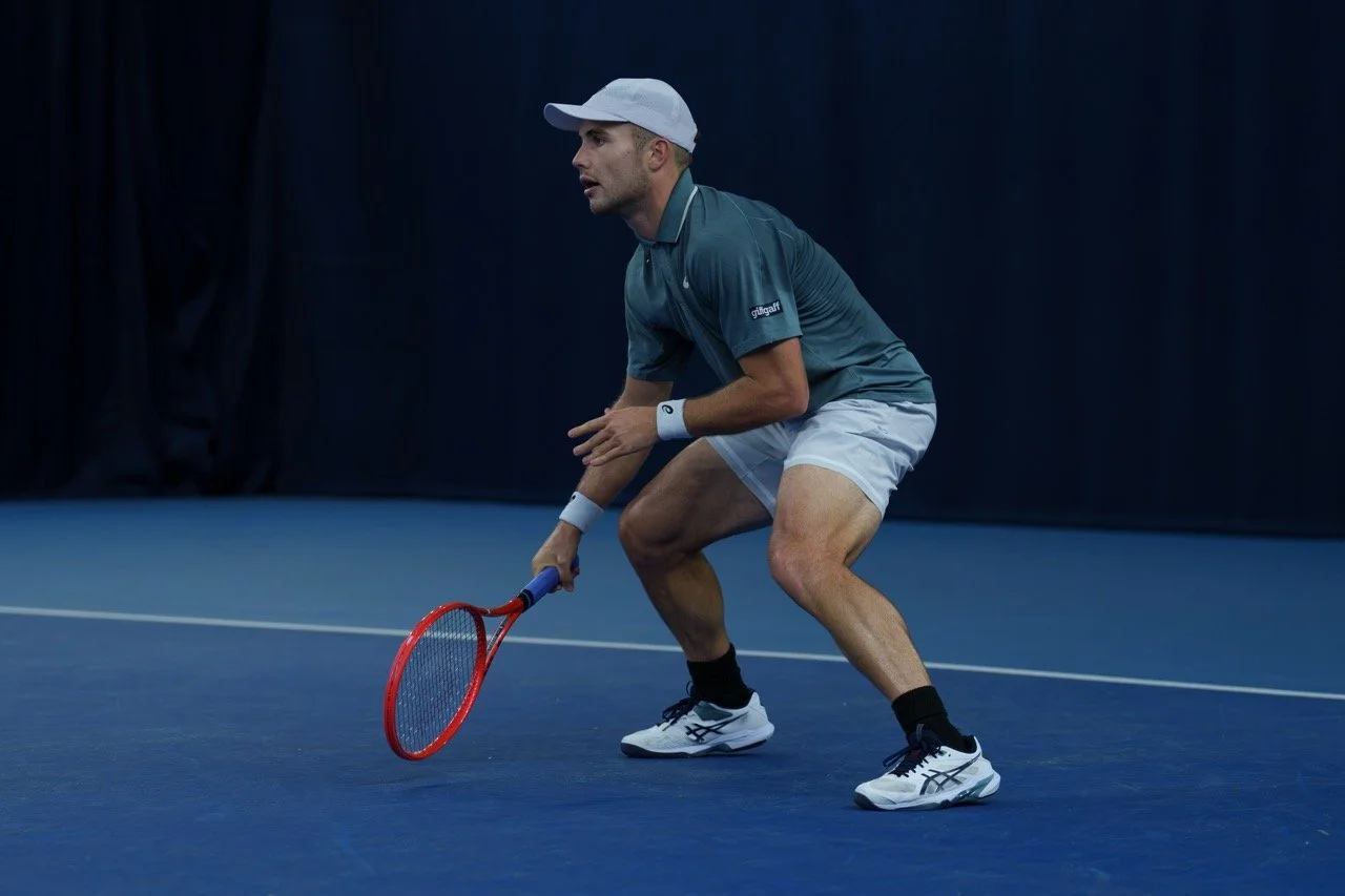 Arthur Fery representing Great Britain at the Davis Cup.
