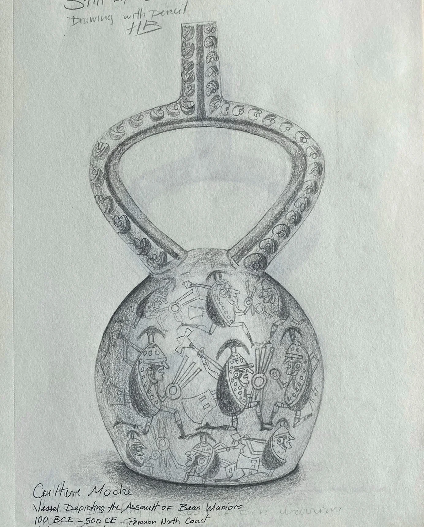 Drawing (untitled),2025. Pencil on paper -30x24cm(11x9in) 