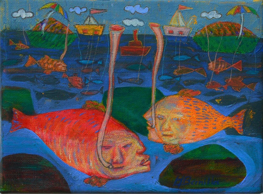 Trying to keep the colour,
Oil on canvas-
7.5 cmx 10cm