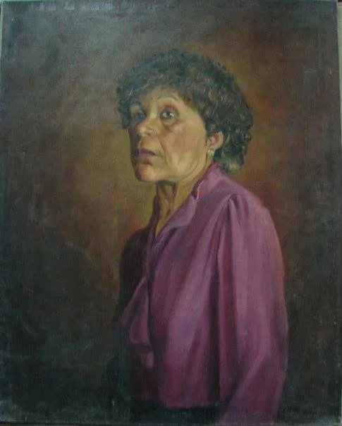 Portrait (Painting from life), Oil on canvas-100x80cm (39x31in)