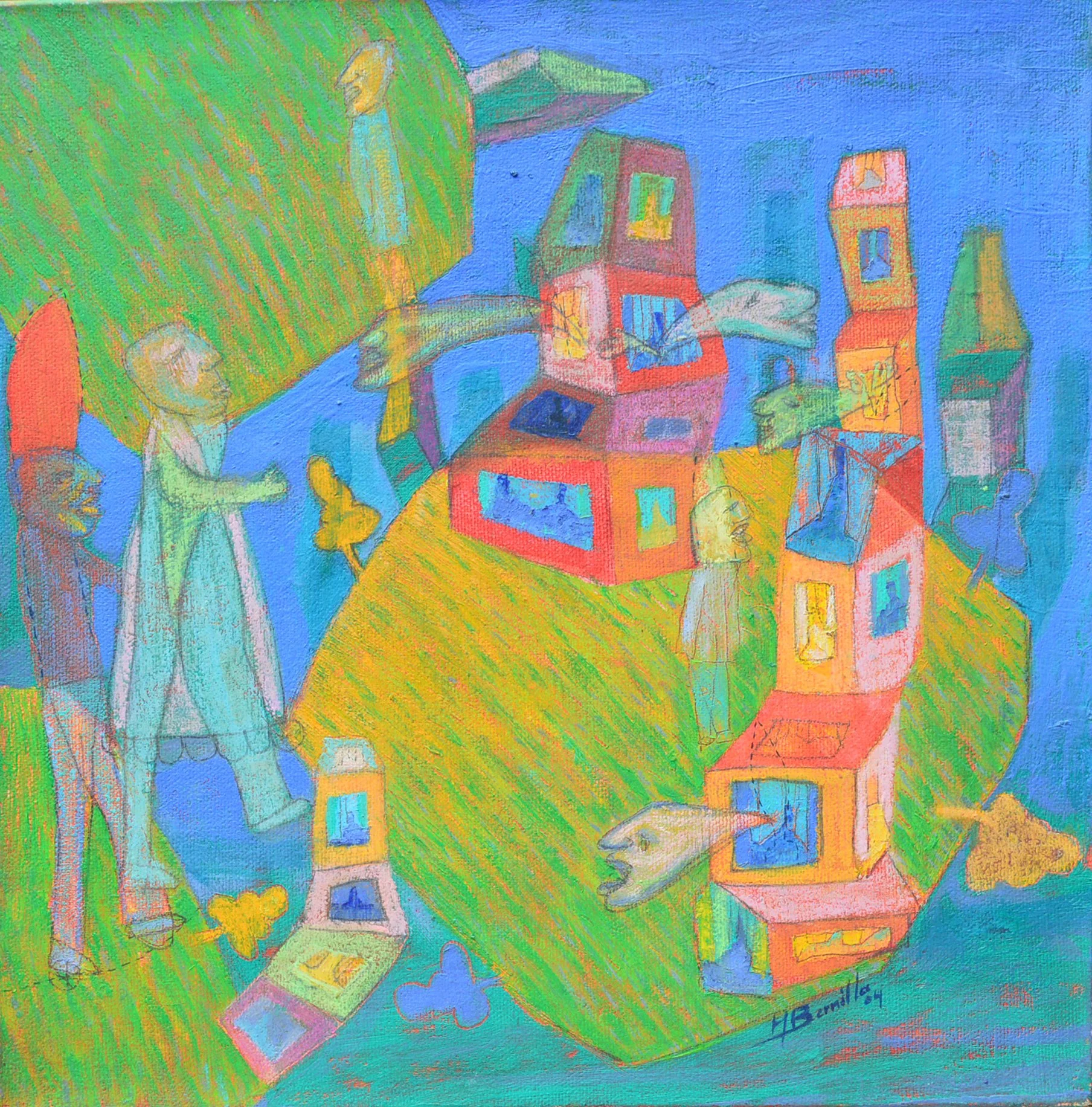 S/T , Oil on canvas- 30 cm x30 cm 
