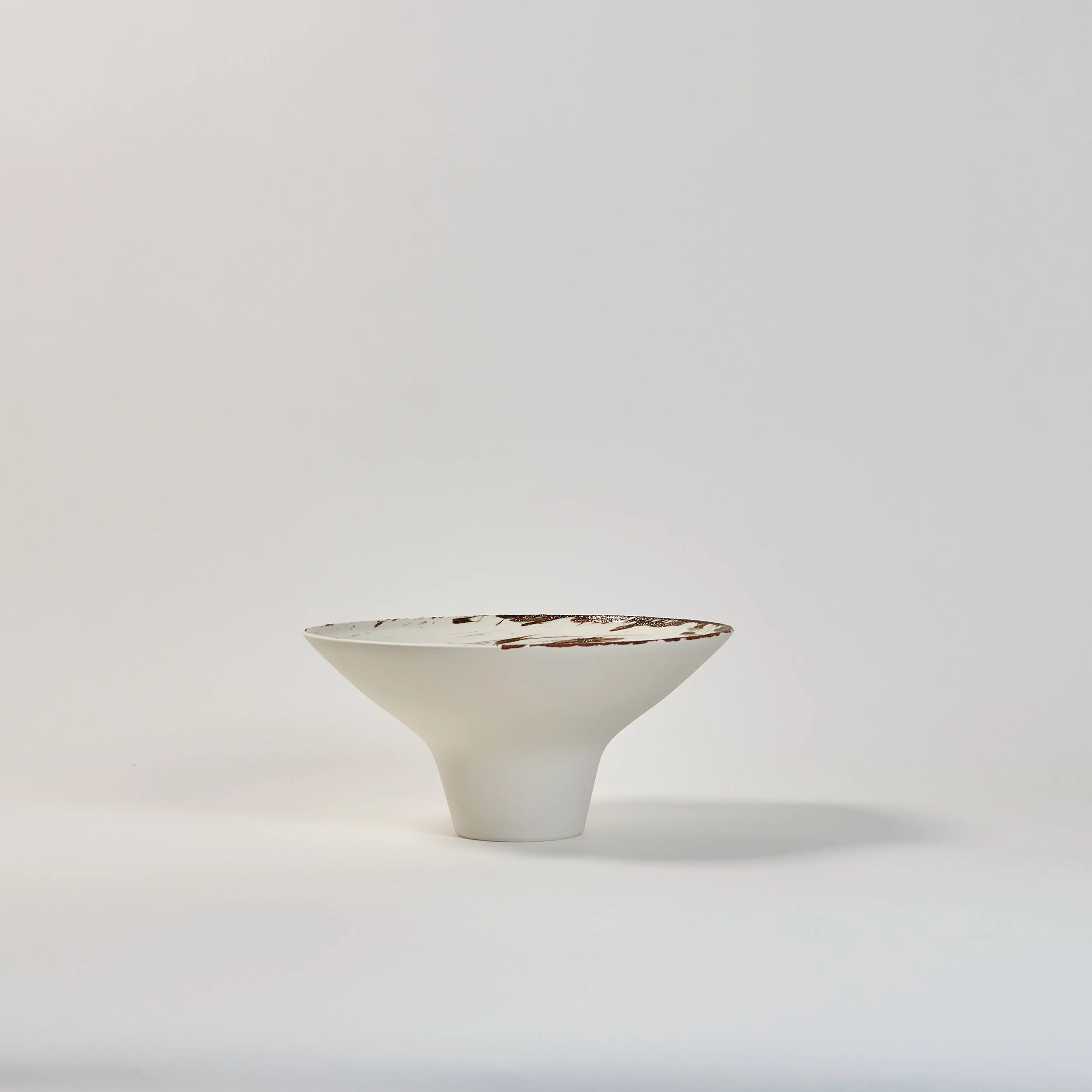 Schale AURUM No. 01 -  Porzellan, Schlicker, Gold; transparente Glasur