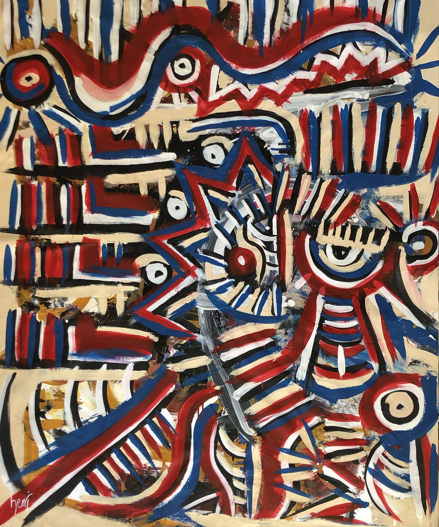 The end | 150cm x 180cm | 2020 | Acrylic on canvas | UNAVAILABLE