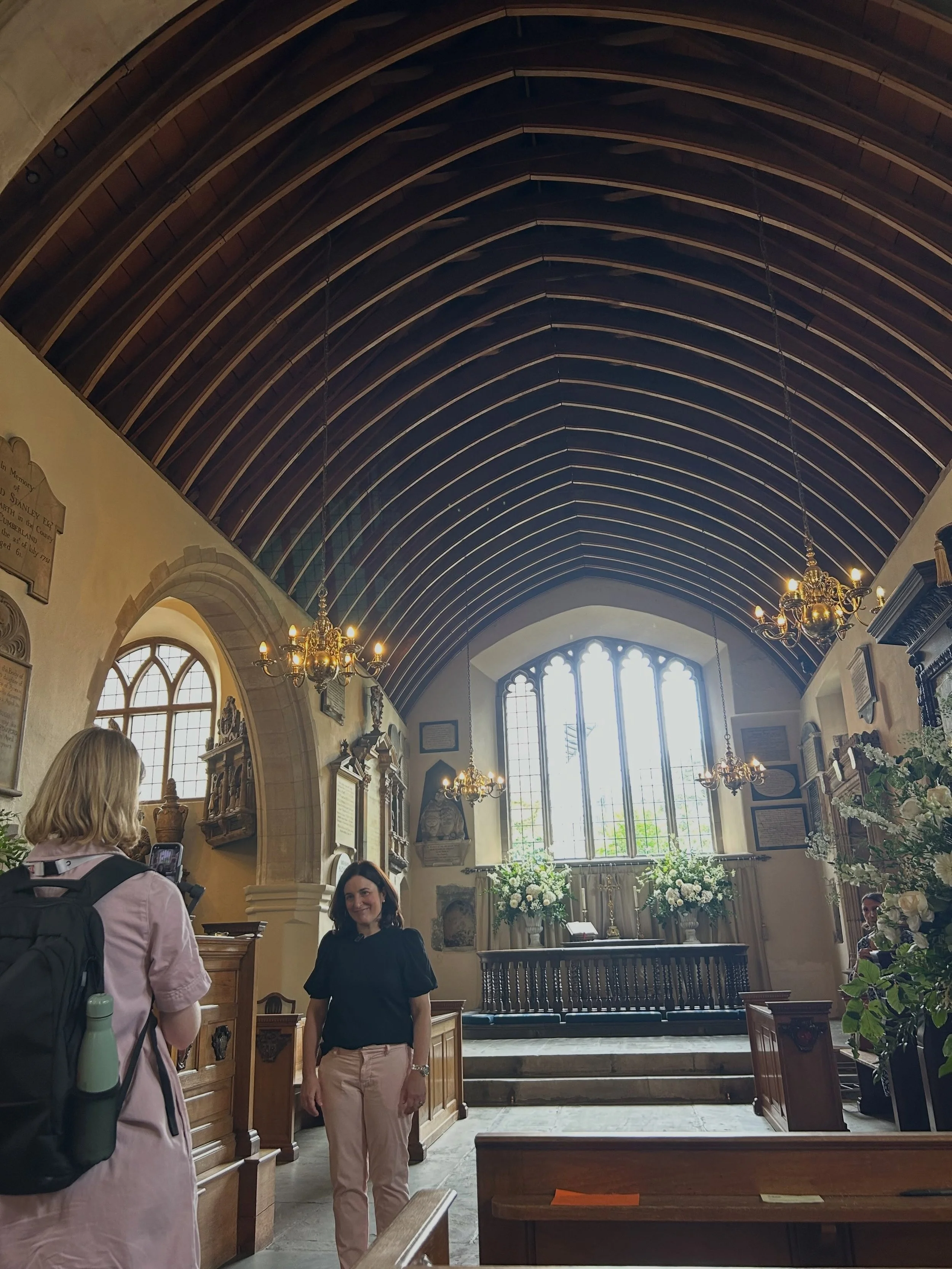 Behind the scenes at beautiful, historic Chelsea Old Church - past parishioners of which include Sir Thomas More and Henry James - where I&rsquo;ve been filming a promotional video for this year&rsquo;s Chelsea History Festival, to be held 1st - 4th 