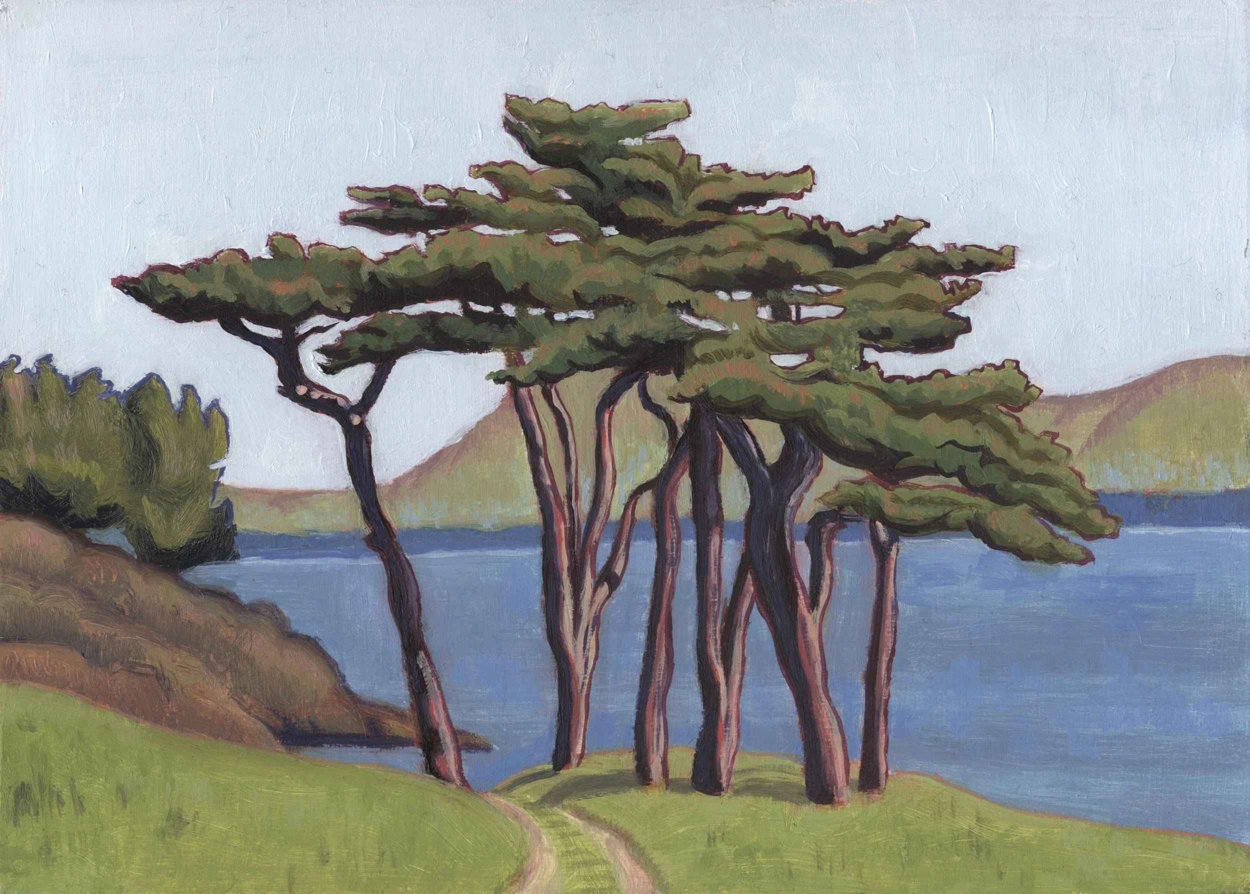 Trees on the Helford Passage