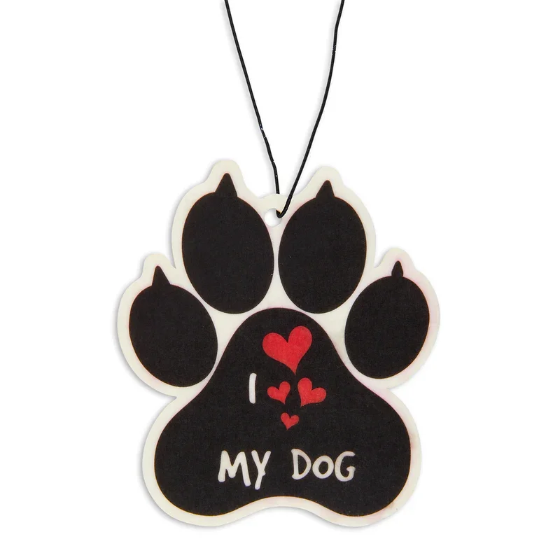 I Love My Dog Paw Air Freshener