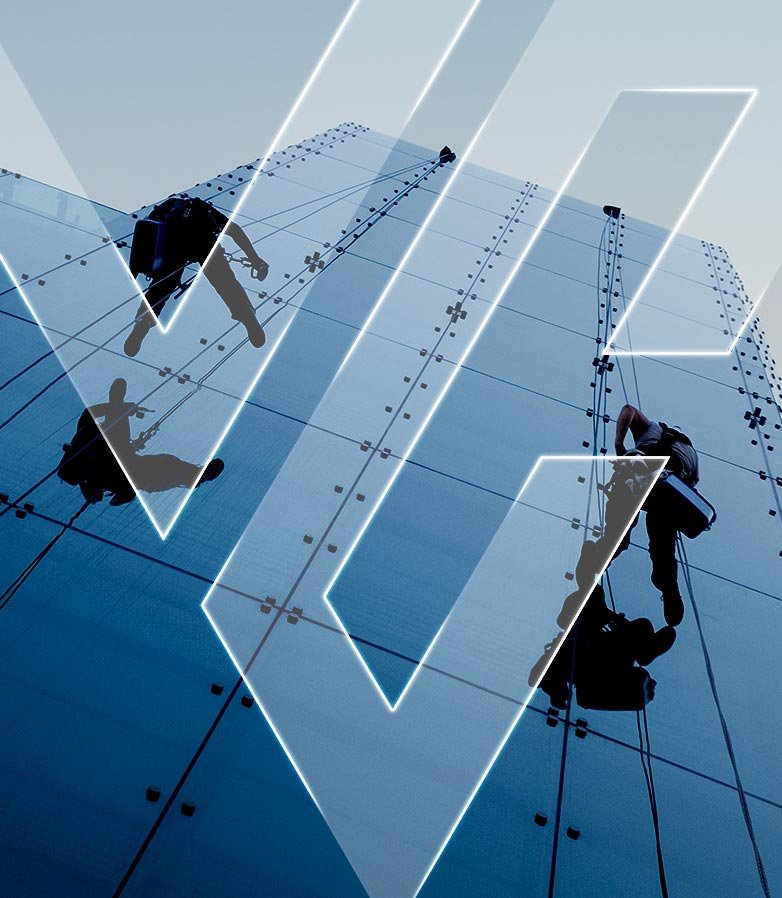 Identité de marque Vertex Campus, organisme de formation pour travaux en hauteur et cordistes.