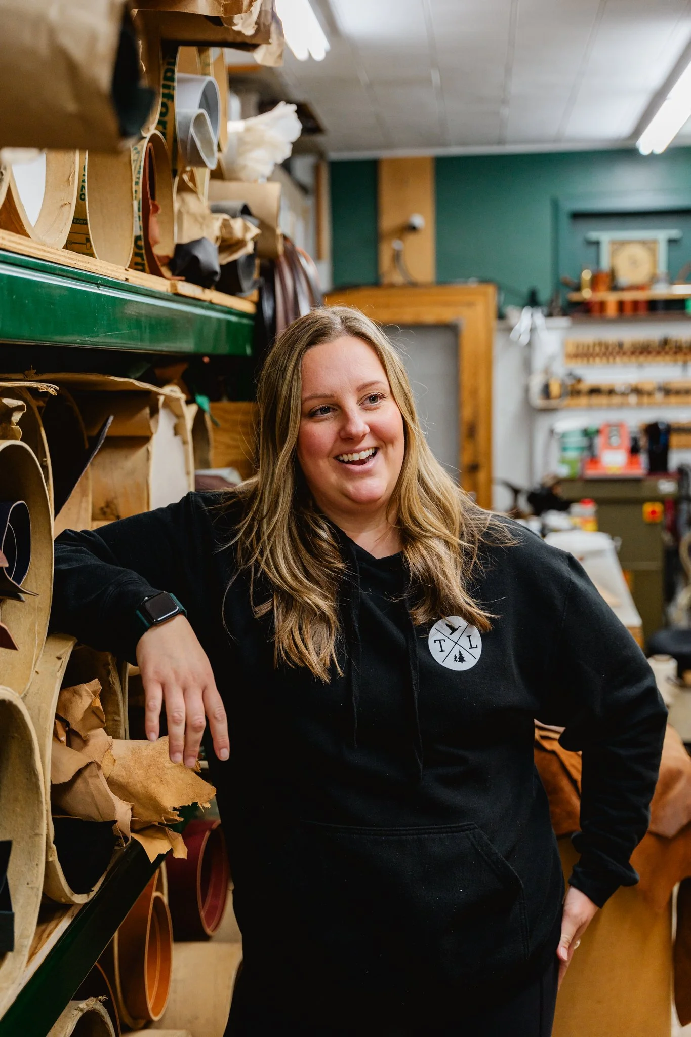Picture of Kristi Grove, owner of Tundra Leather