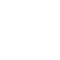 Drawing of three outlined baby blocks with letters, on a black background.