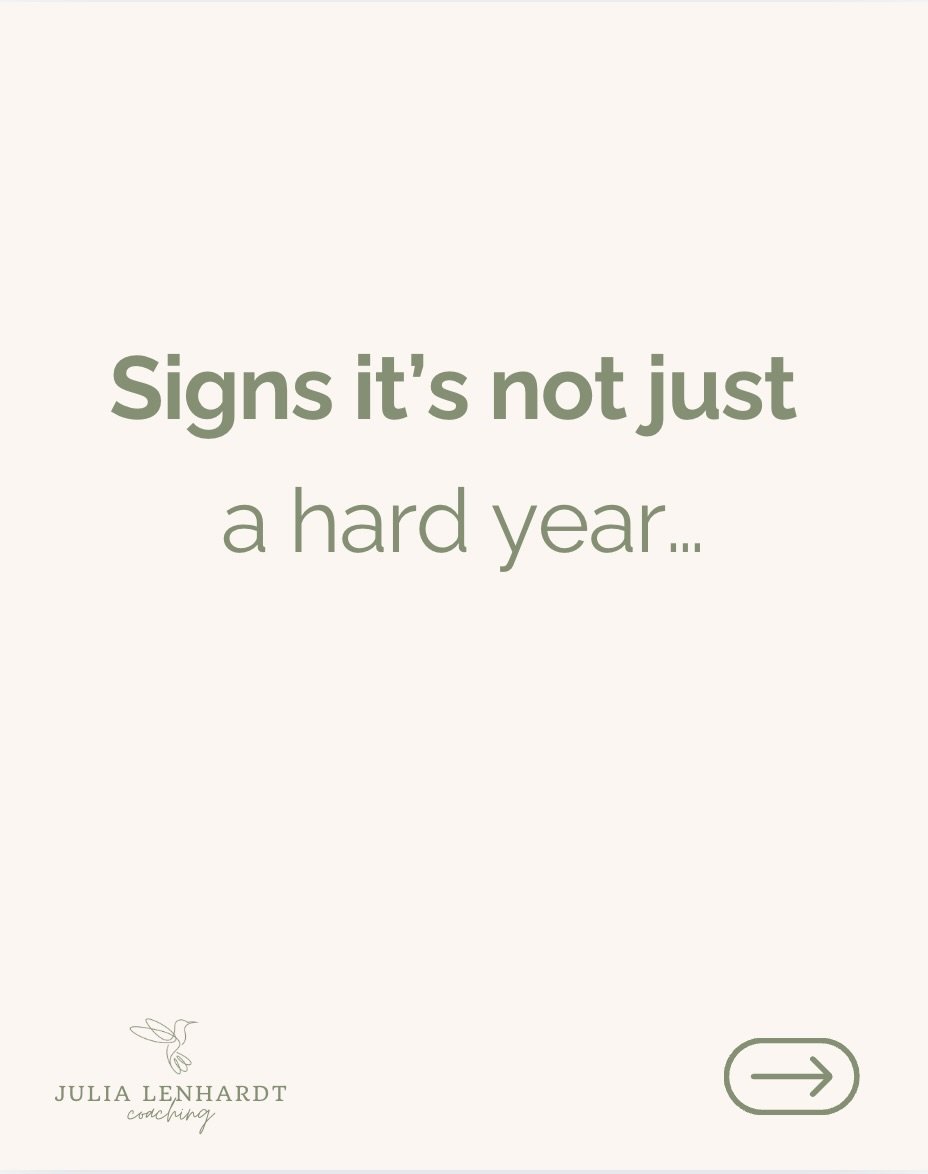 A &ldquo;hard year&rdquo; passes.
Misalignment lingers.
And the longer you ignore it,
the heavier it tends to feel.
You don&rsquo;t need to make a decision today.
But you are allowed to look at it honestly.
DM me &ldquo;curious&rdquo; if this is wher