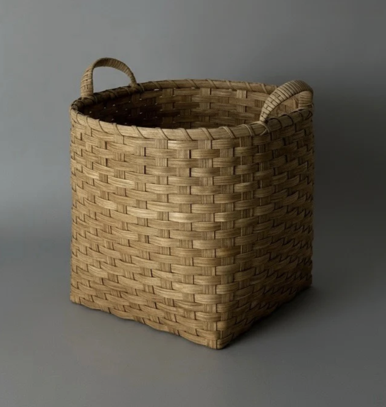 Underwater Weaving: Large Throw Basket, Smoked
