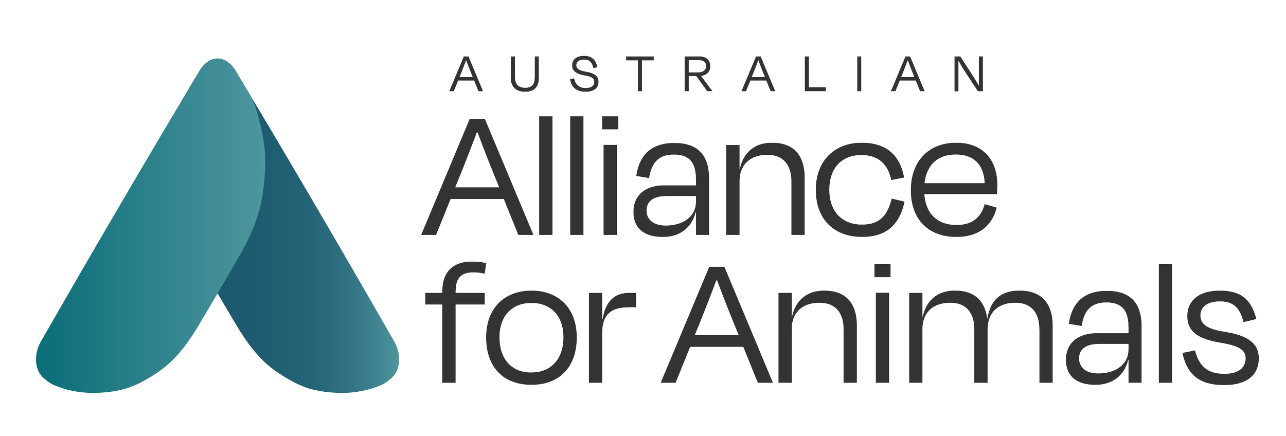 Logo of Australian Alliance for Animals with a stylized blue 'A' and the organization name