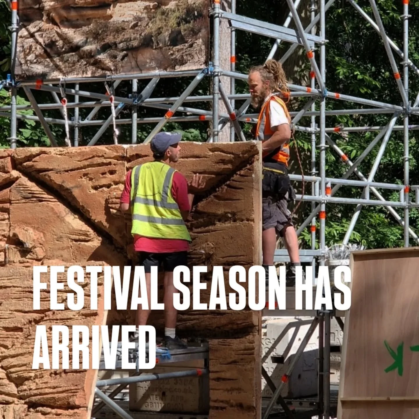 Not long until we're back in fields, building immersive environments from the ground up.

#festivalbuild 
#onsite
#eventdecor
#immersiveevents 
#festivalproduction
