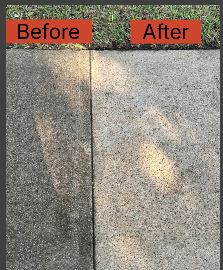 Powerwashing Service (costs 50 cents per square foot)