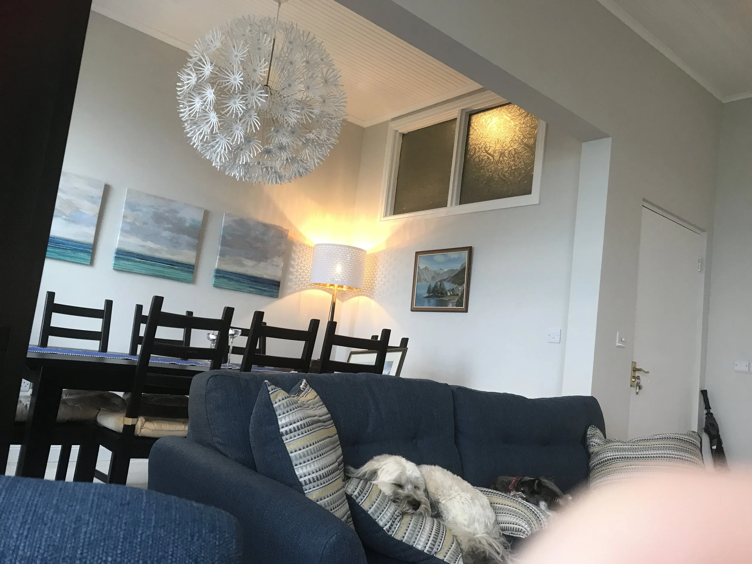 8 seater dining area