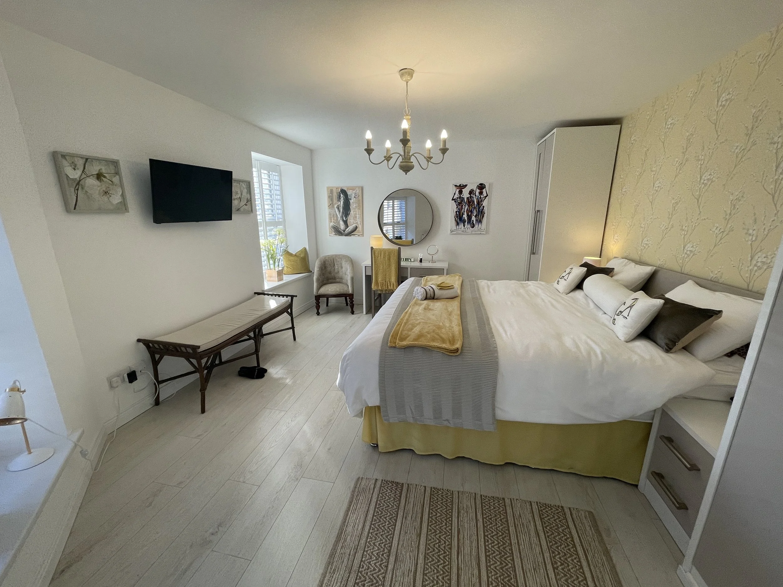 Master bedroom with super king bed and ensuite.