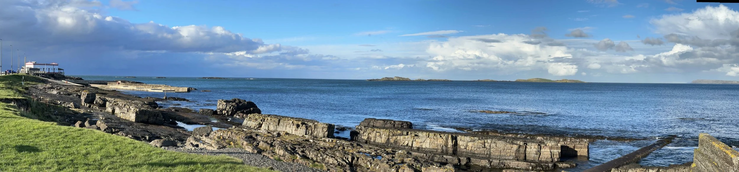 Panoramic view from the front