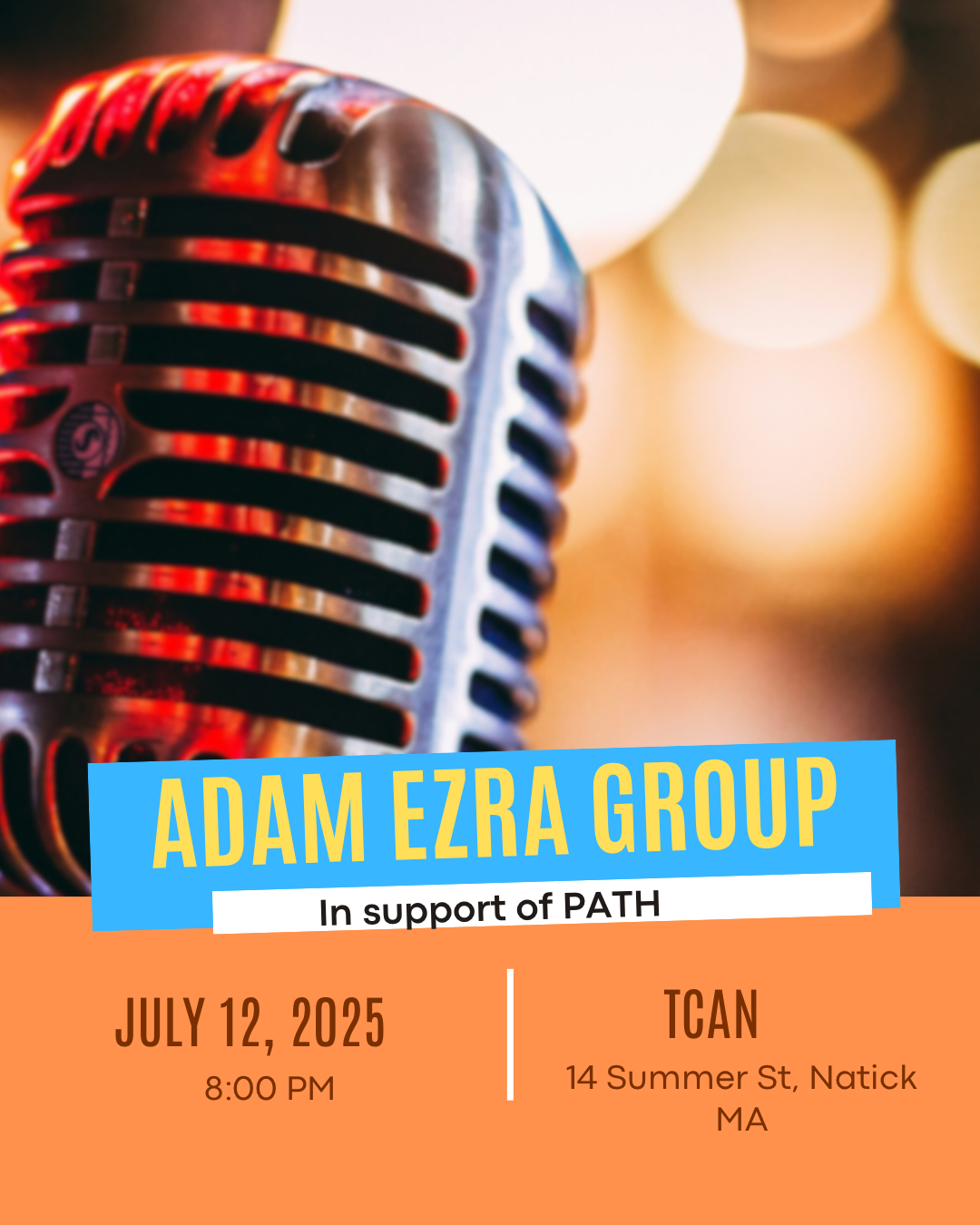 "Adam Ezra Group" Flyer, 2025