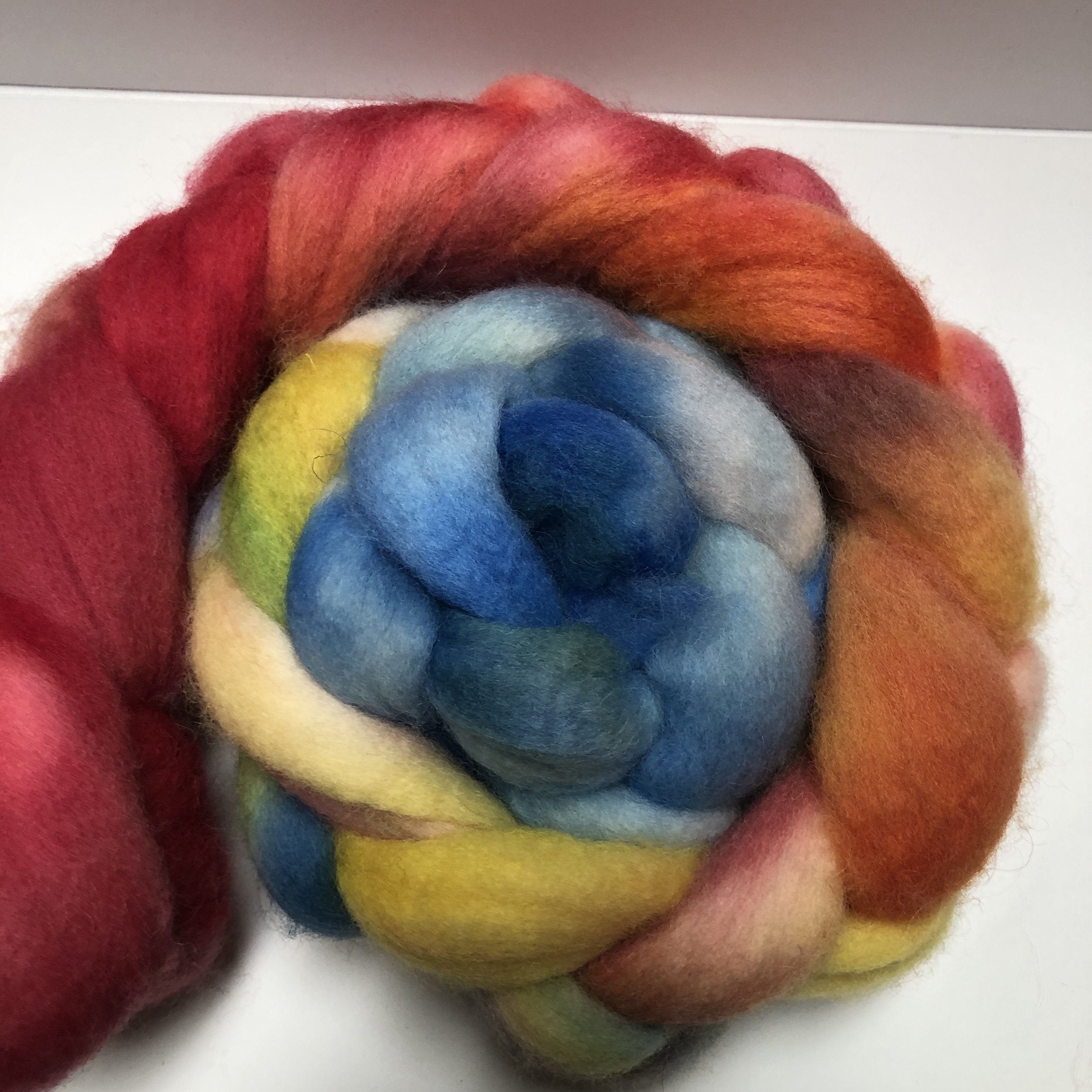 Rockin Rainbow 4 oz BFL Combed Top