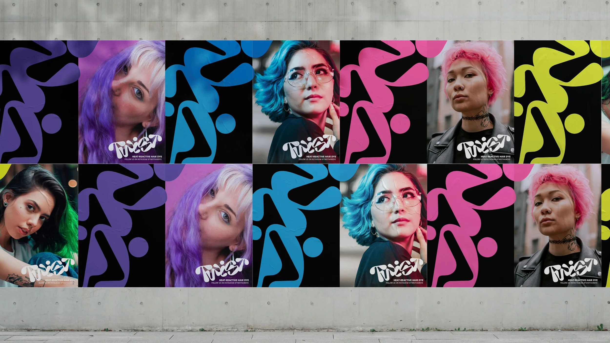 Twist Hair Dye - Poster Wall