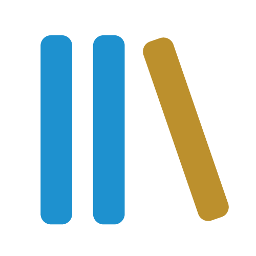 A blue icon with four rounded squares arranged in a grid pattern.