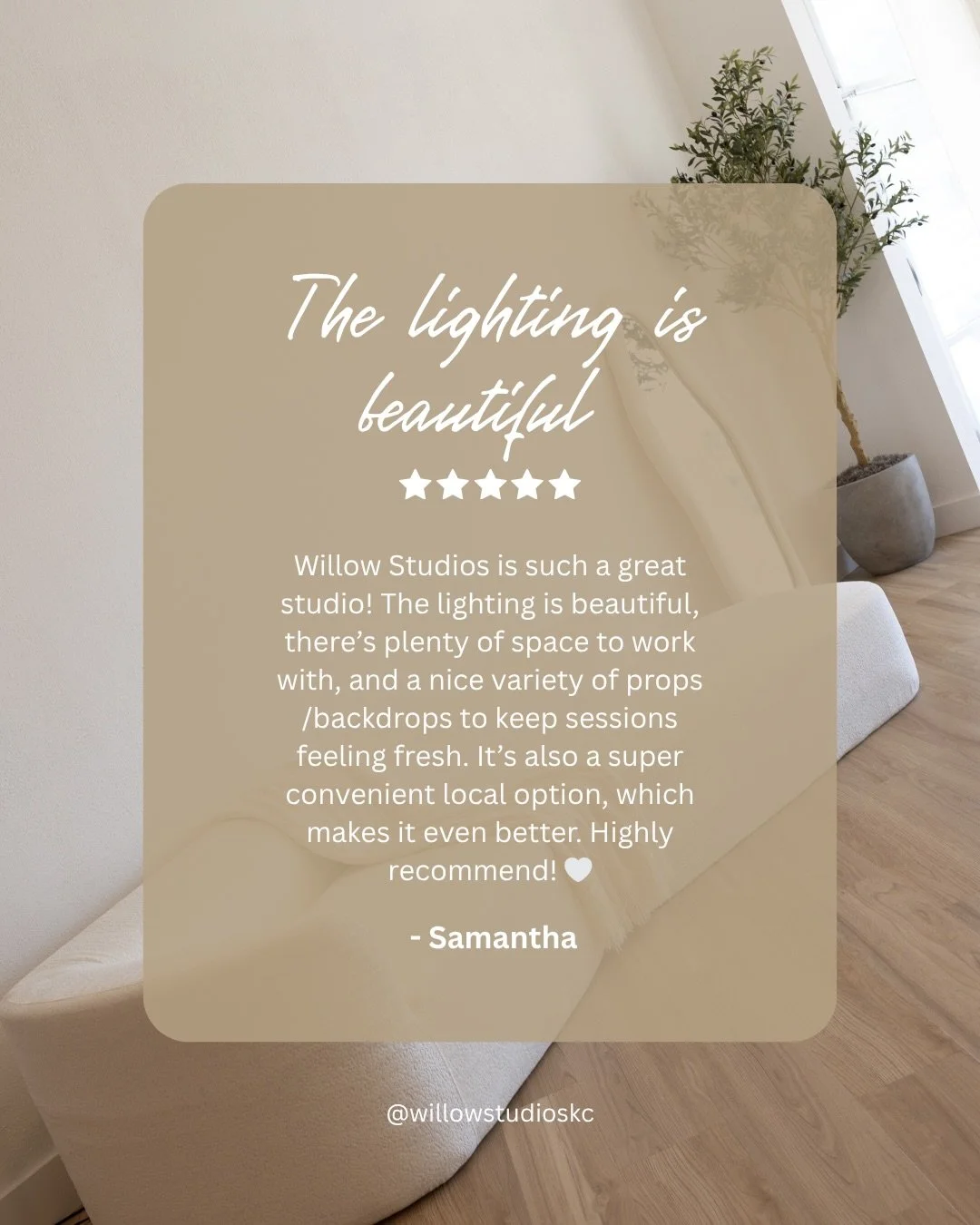 See what others are saying about Willow Studios 💌 

Kansas City Photo Studio, KC Photo Studio, studio
#kcphotostudio #kansascityphotostudio #studio