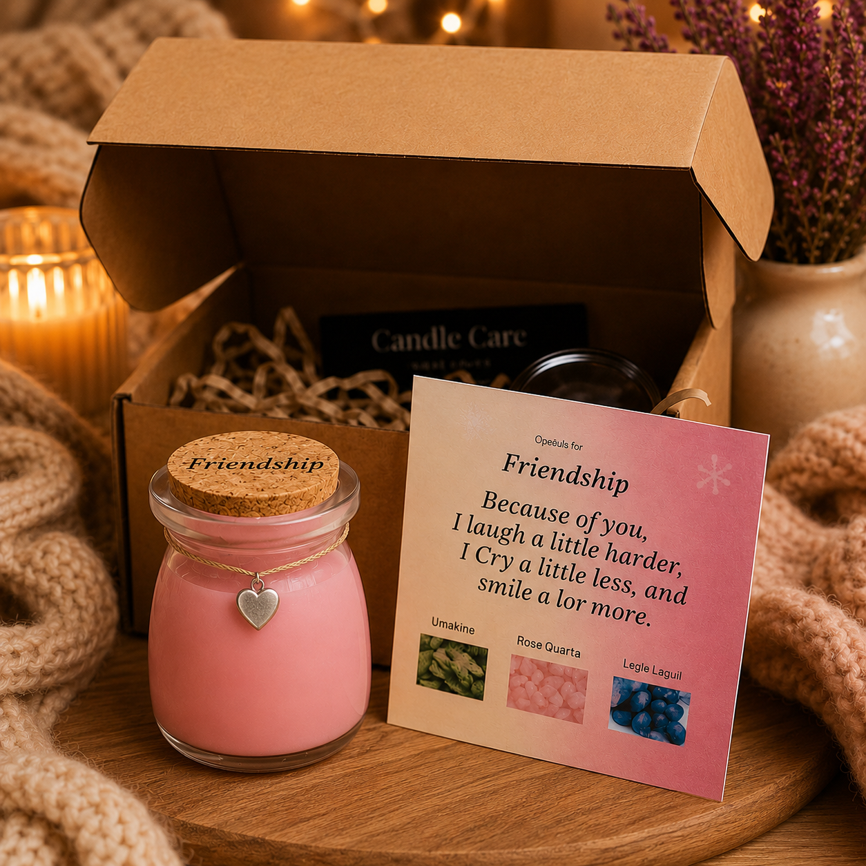 Friendship candle set