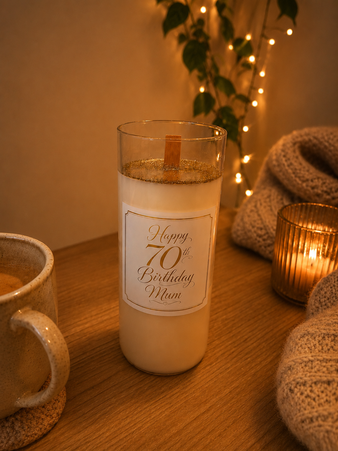 personalised candle