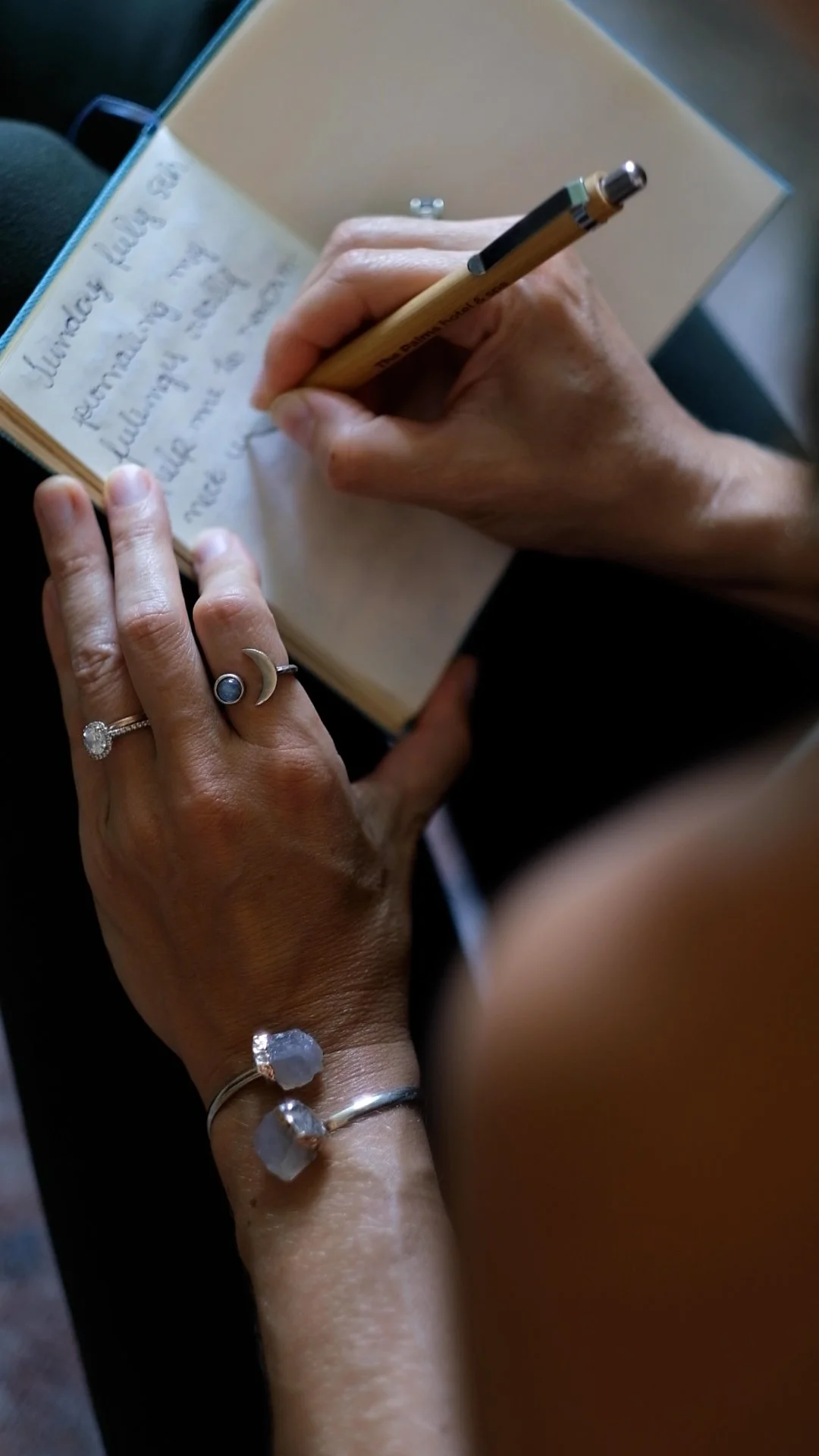 woman journaling mystic women