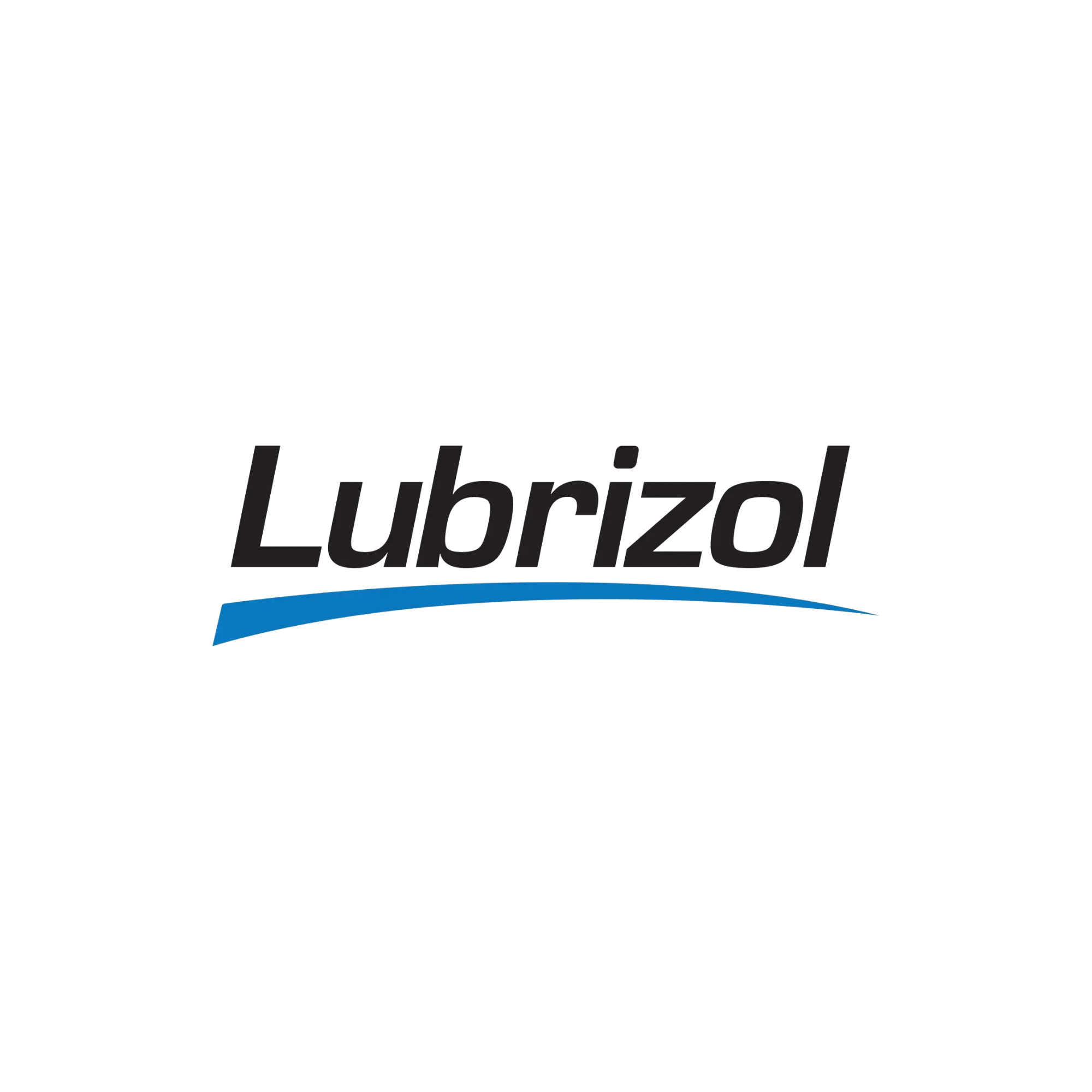 Lufthansa airline logo on a black background with a blue and gray swoosh underneath