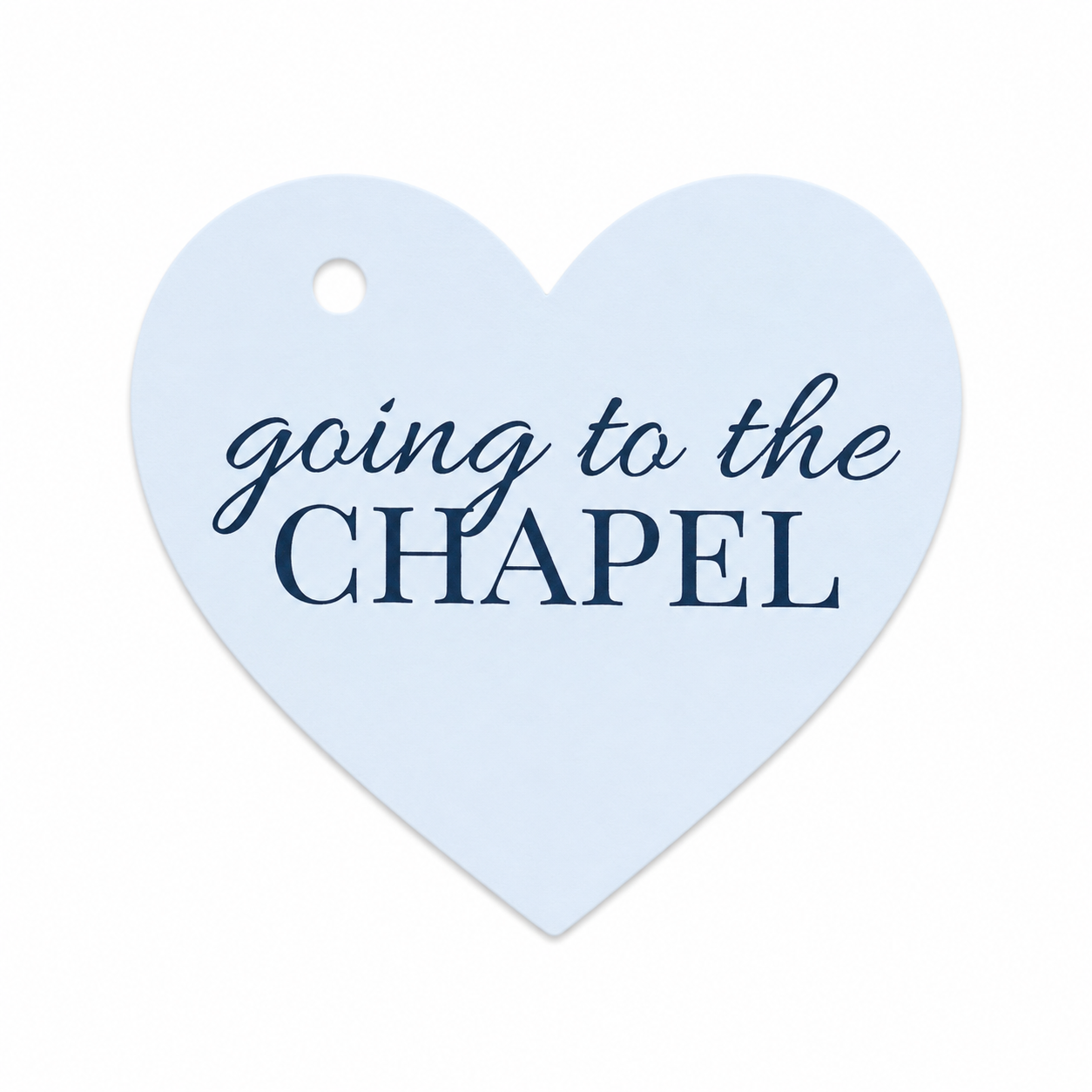 Going to The Chapel! Gift Tag