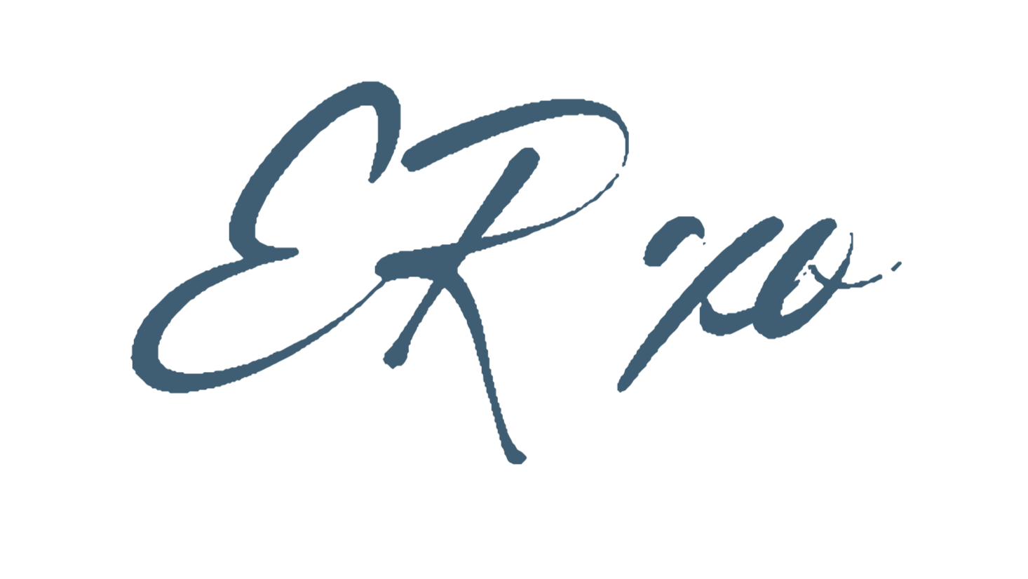 Elegant signature-style text reading 'Elyra' in dark blue color.