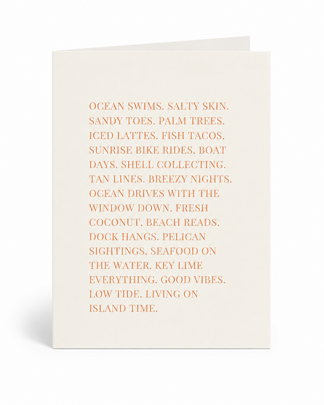 Island Time Card