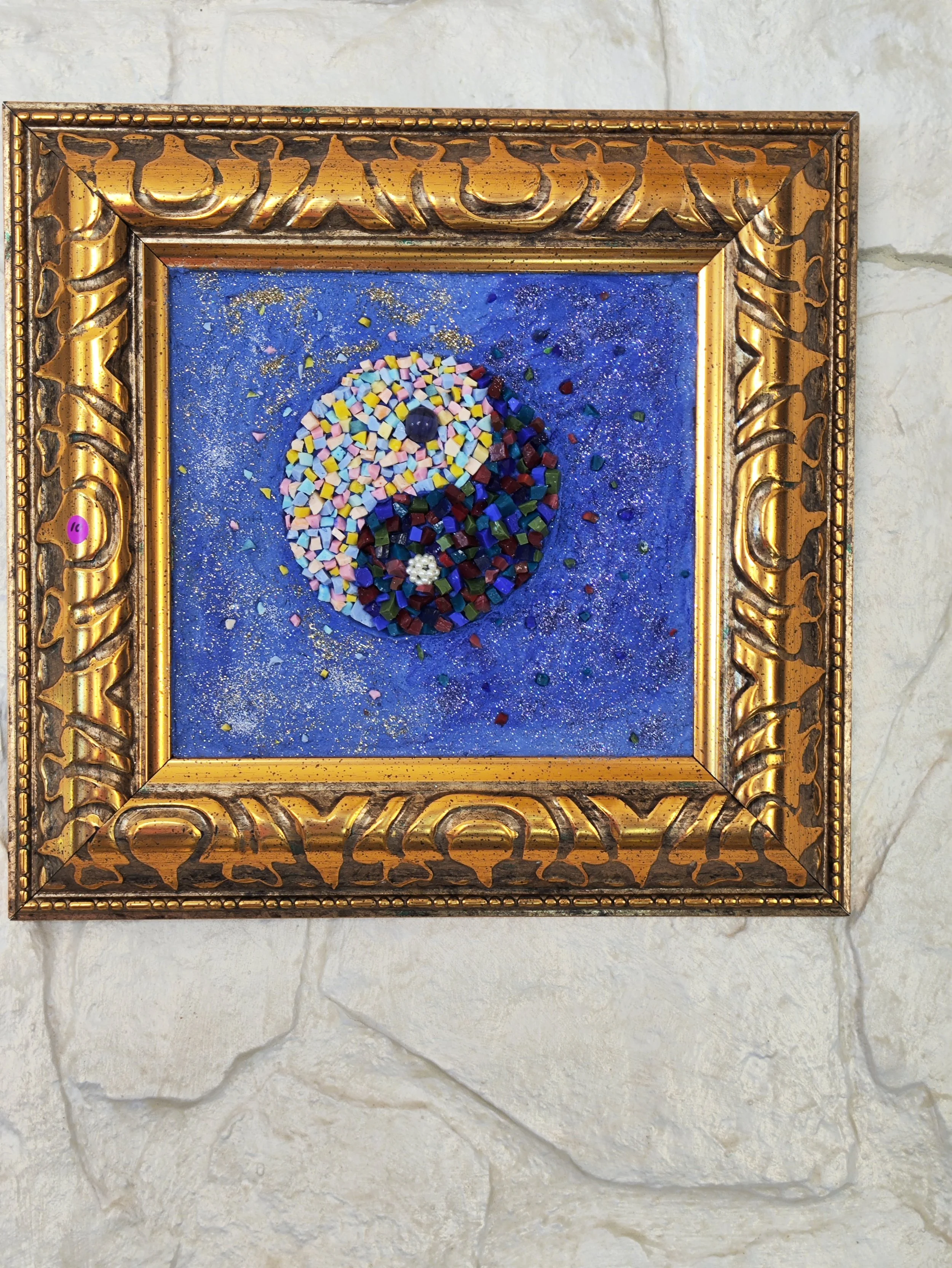 Mosaique contemporaine yin yang