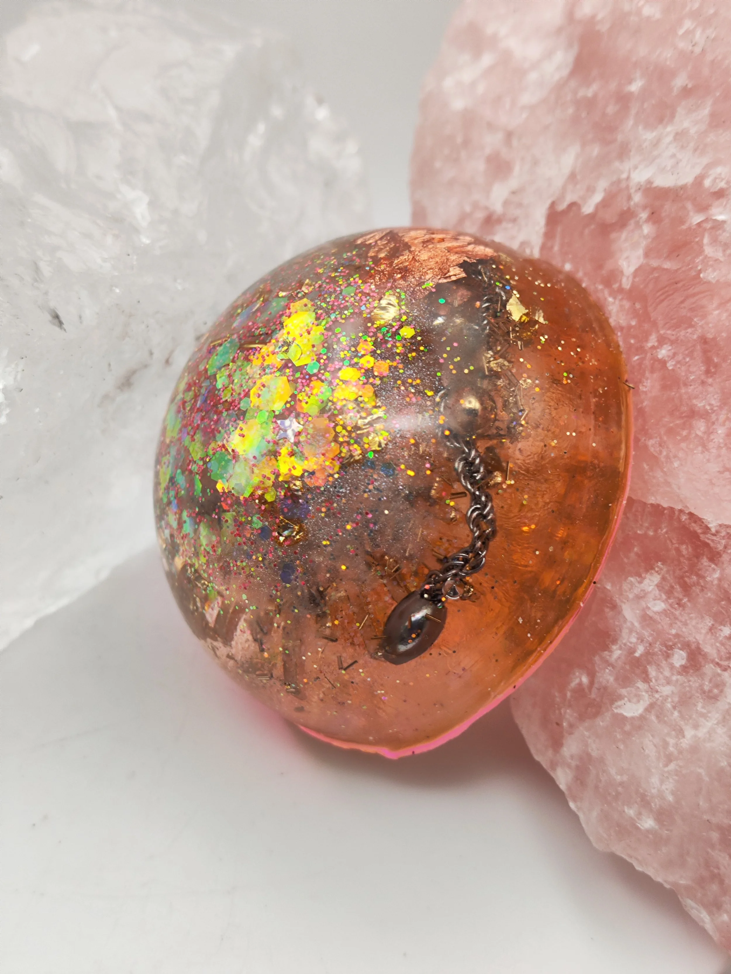 Demi lune pour un voyage galactique en orgonite )