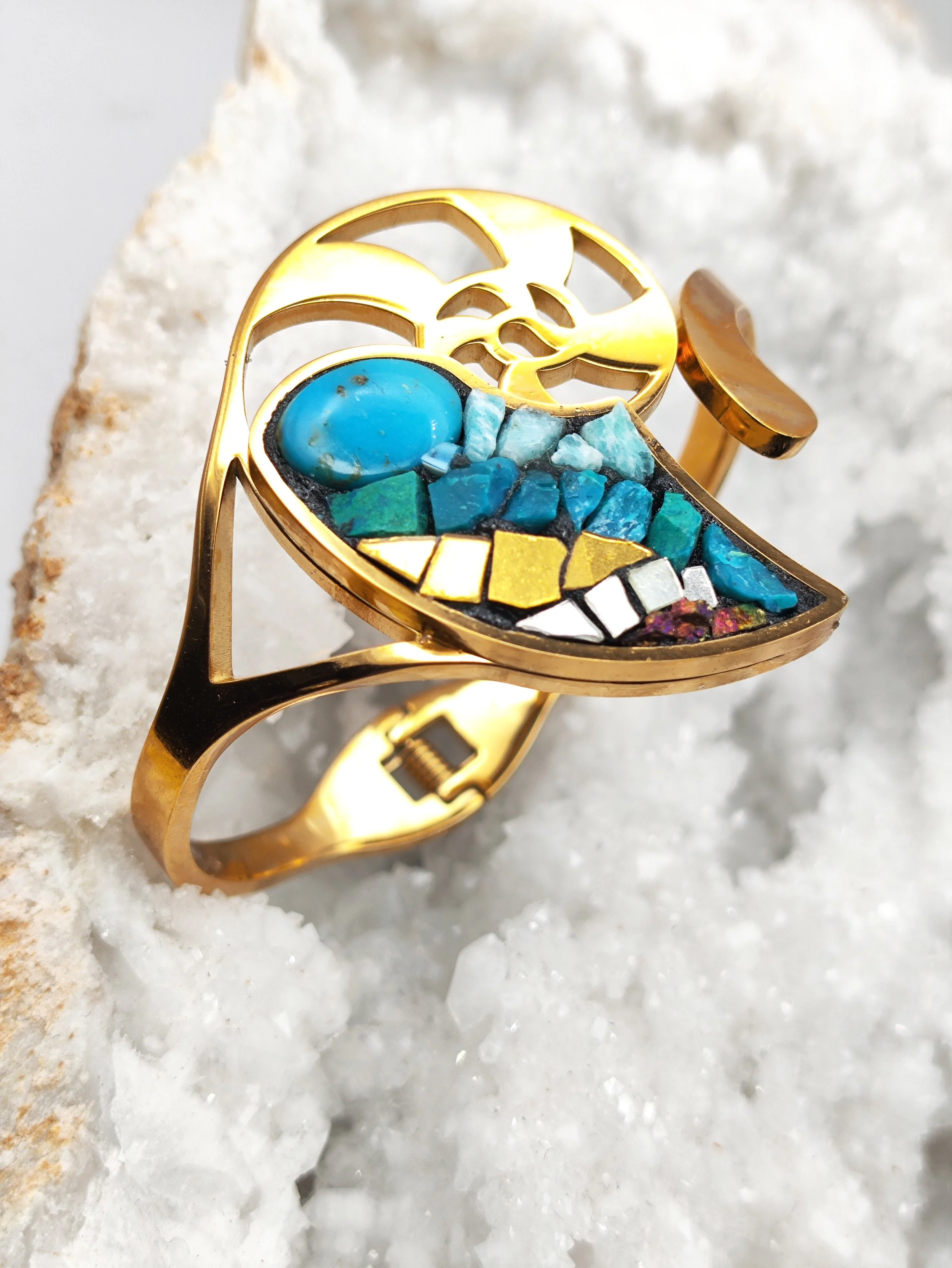 Bracelet Fibonacci or plaqué 18k